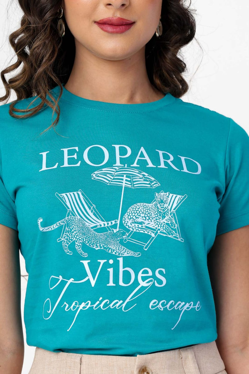 T-shirt leopard vibes